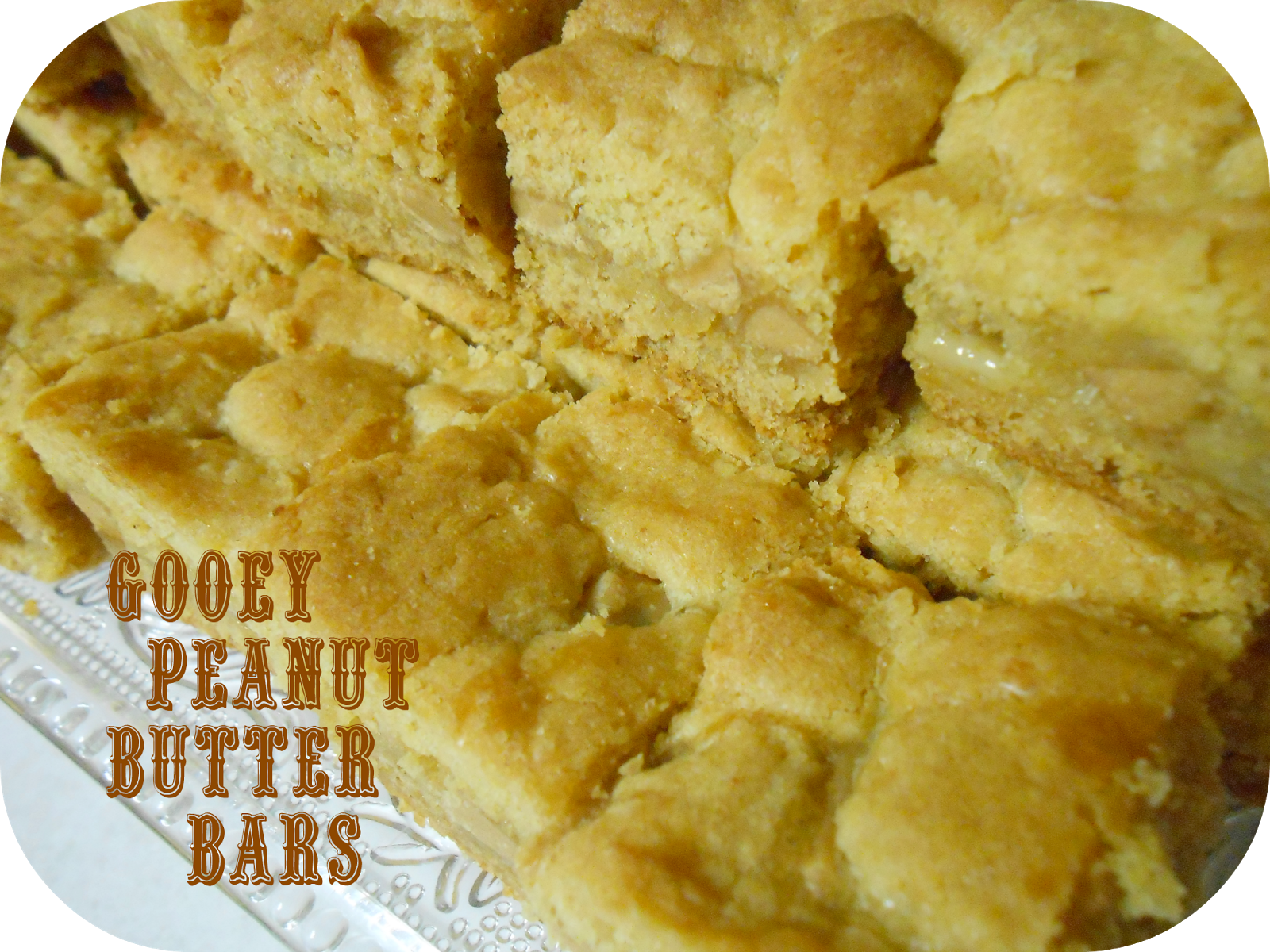 The Better Baker Gooey Peanut Butter Bars