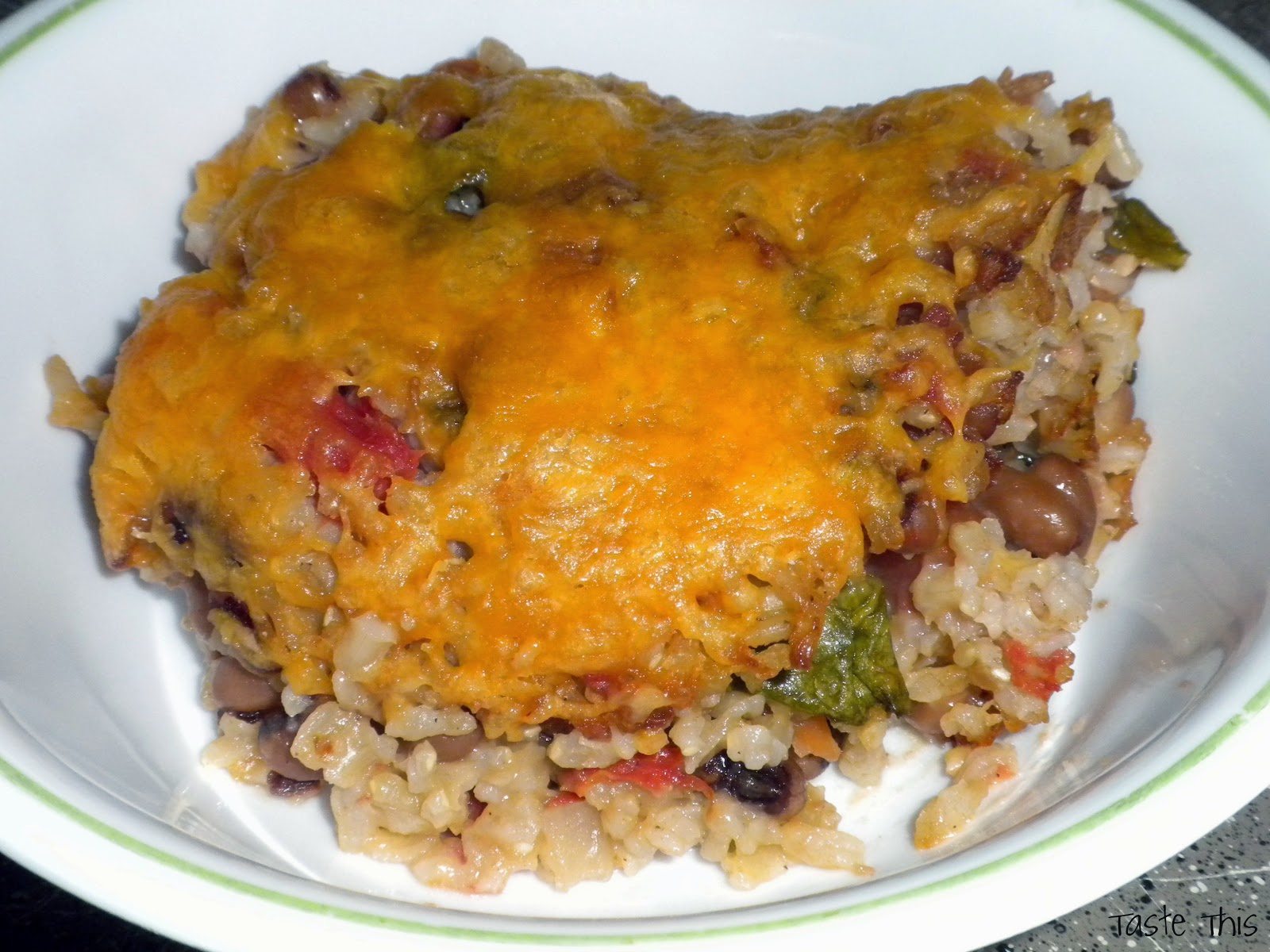 Taste This Tex Mex Black Eyed Pea Casserole