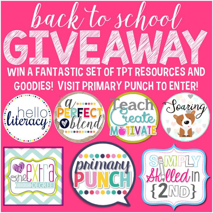 Back to School Giveaway! Primary Punch