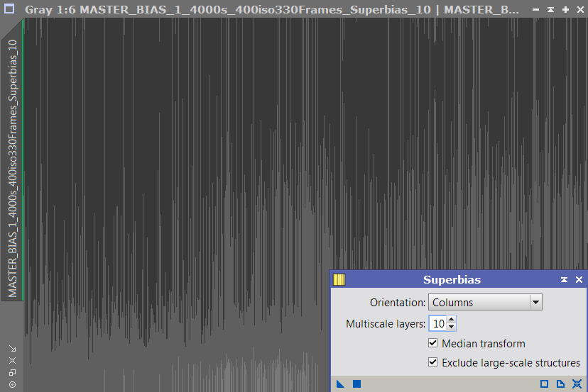 Master Bias After Applying Superbias With 10 Layers