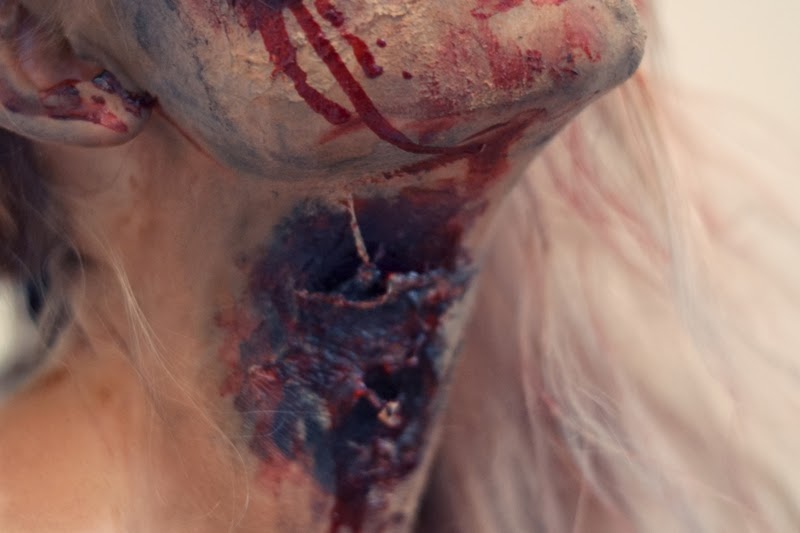 Halloween-Makeup-Verletzung