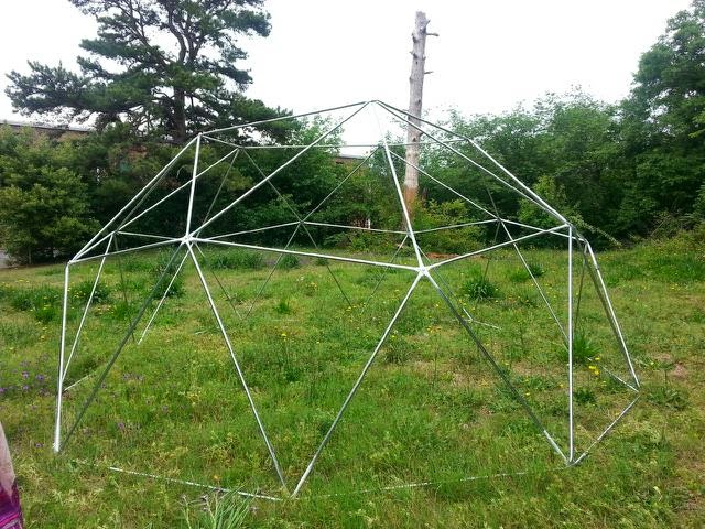 geodesic dome shelter 2v