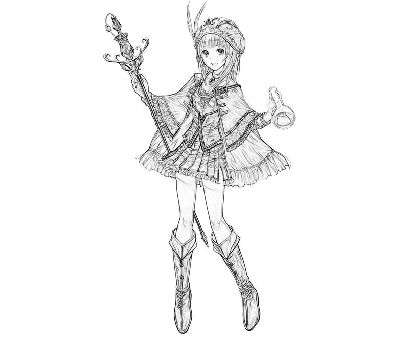 Atelier Totori Rorolina Frixell Smile Coloring Pages atelier-totori-rorolina-frixell-smile-coloring-pages