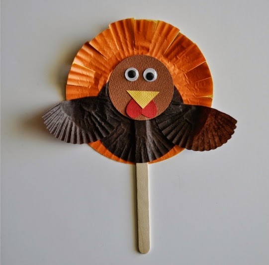 Cupcake Liner Turkeys Munchkins and Mayhem