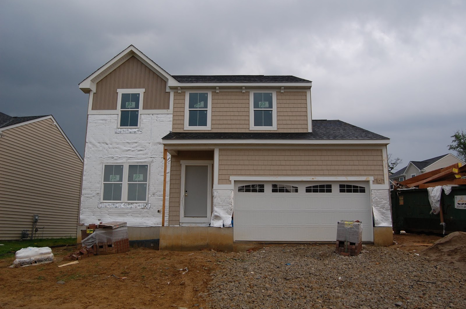 Building our First Home with Ryan Homes Day 47 Siding