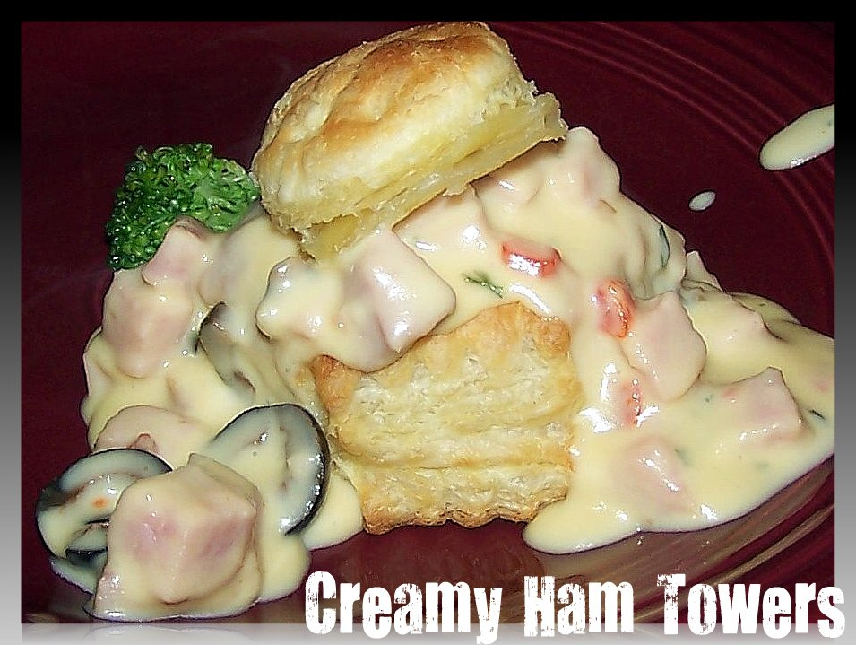 OllaPodrida Creamy Ham Towers