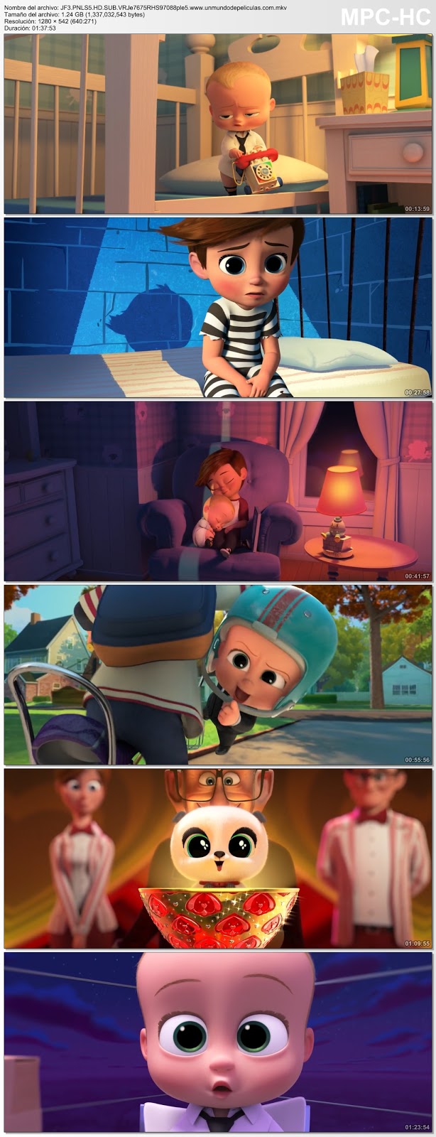 Capturas de la película.