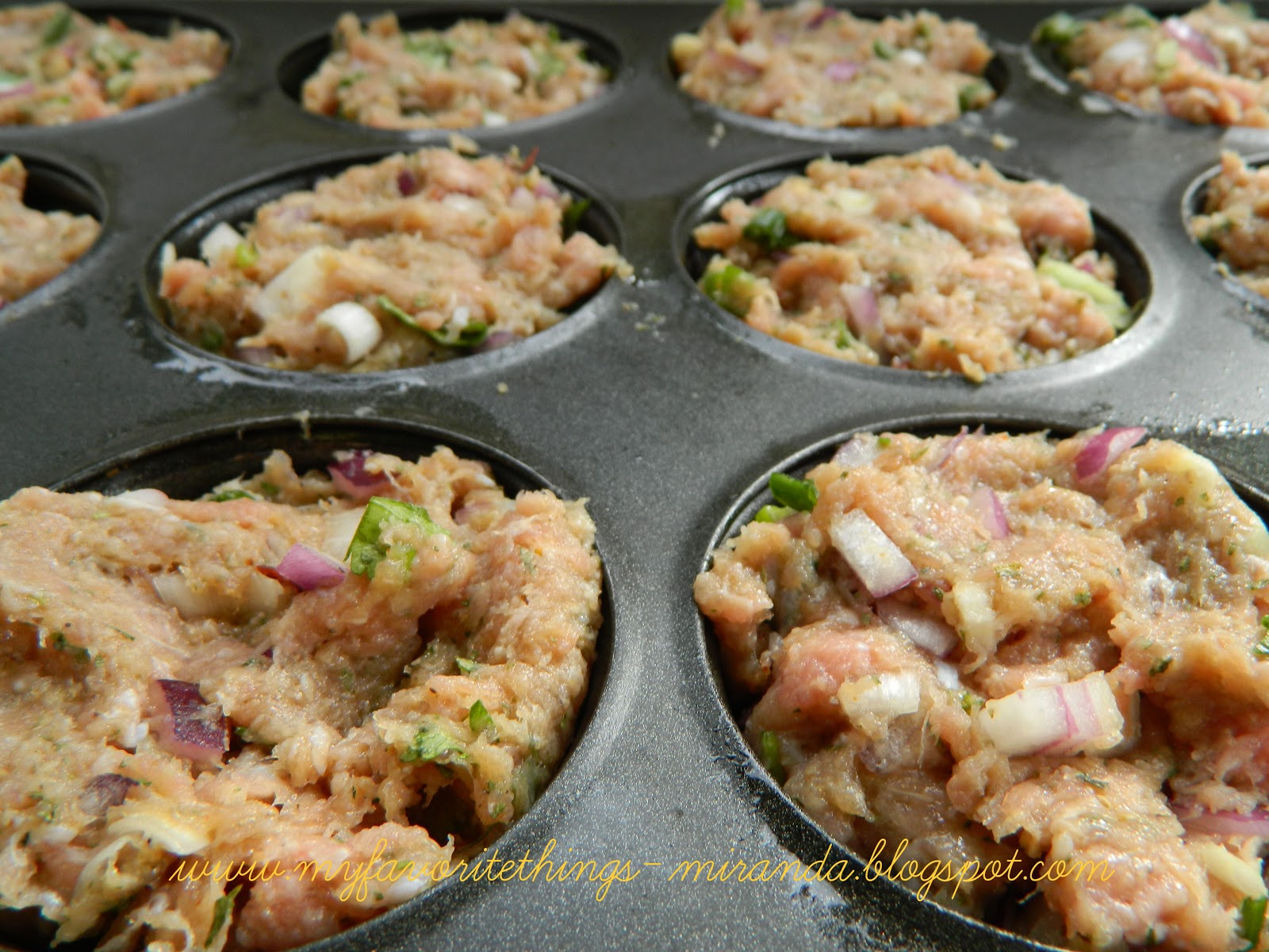 My Favorite Things Savory Mini Meatloaf Muffins