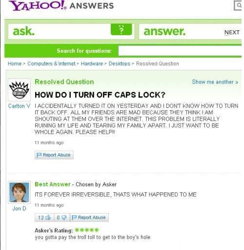 HOW DO I TURN OFF CAPS LOCK?