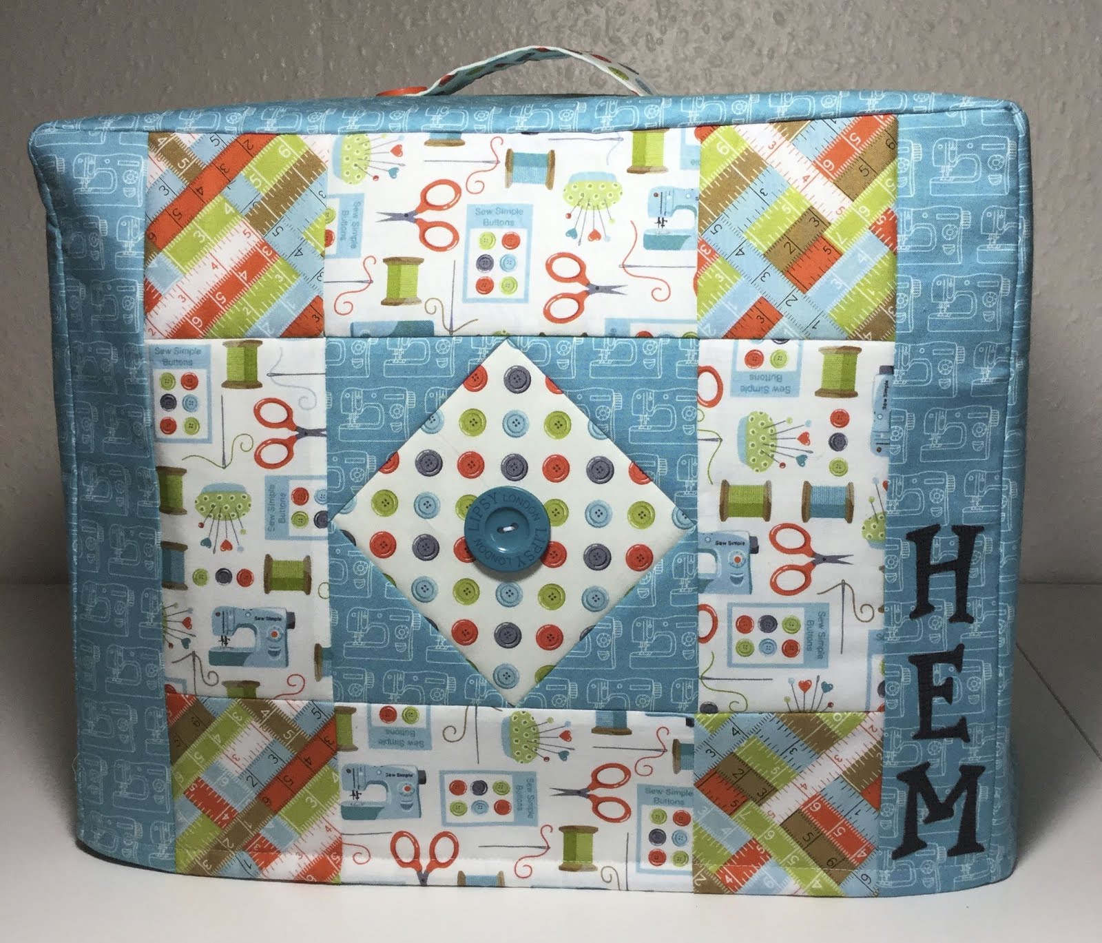 Lynne's Crafty Little Blog Sewing Machine Covers Sew, Hem and Serge