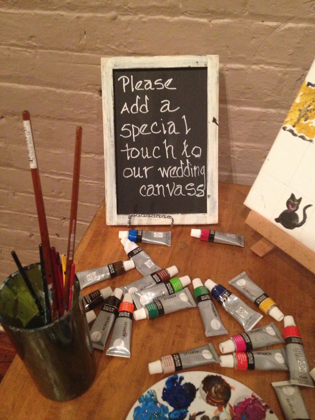 Weddings, Parties, Music & More Wedding Guest Book Painting