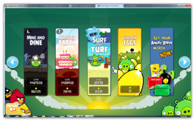 Angry Bird Level Select