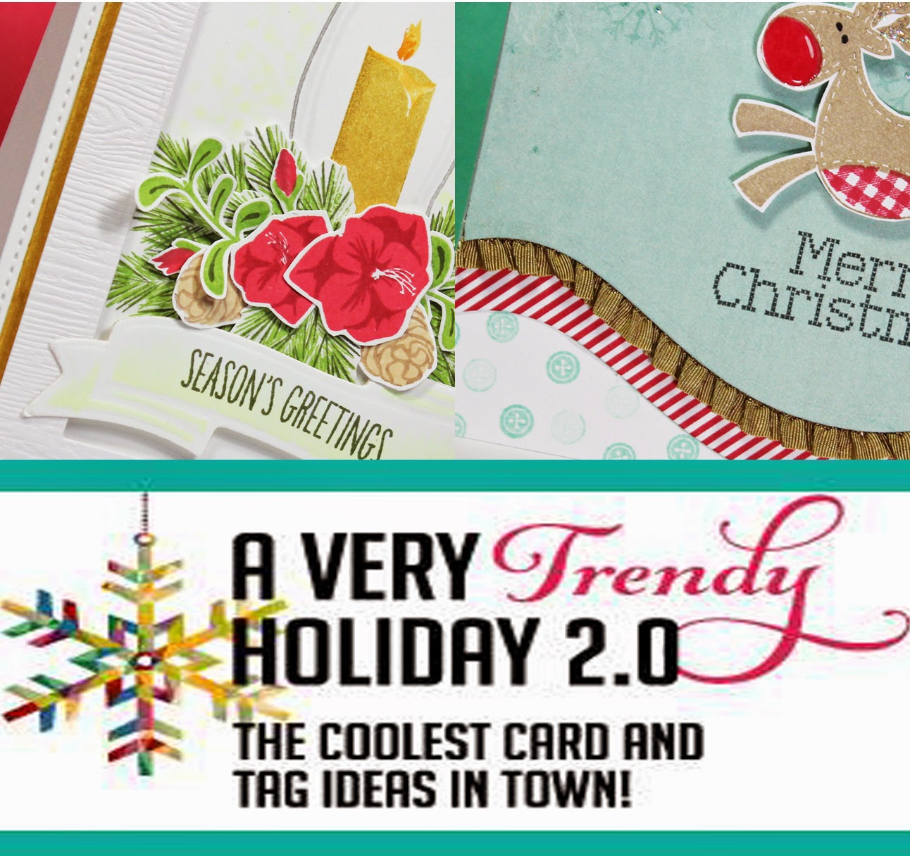 A Very Trendy Holiday Card Class 2.0 at StampNation