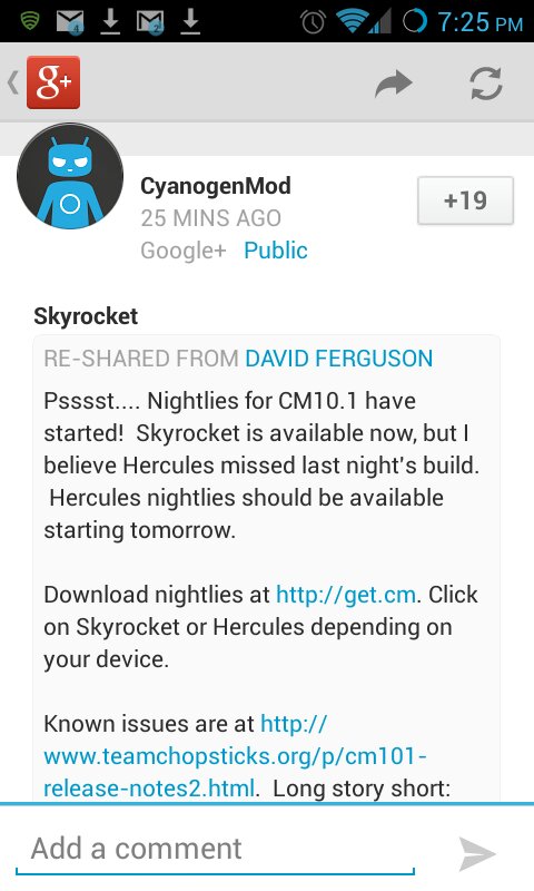 T-Mobile Samsung Galaxy S2 hercules SGH-T989 Official CM10.1 CyanogenMod 10.1 for T-Mobile Galaxy S2 T989