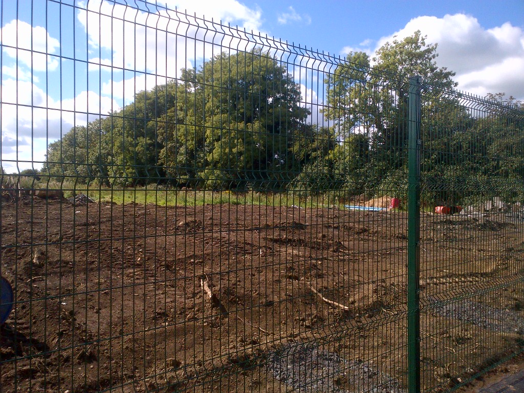 Capital Fencing 2.4m high VMesh welded mesh panel fence