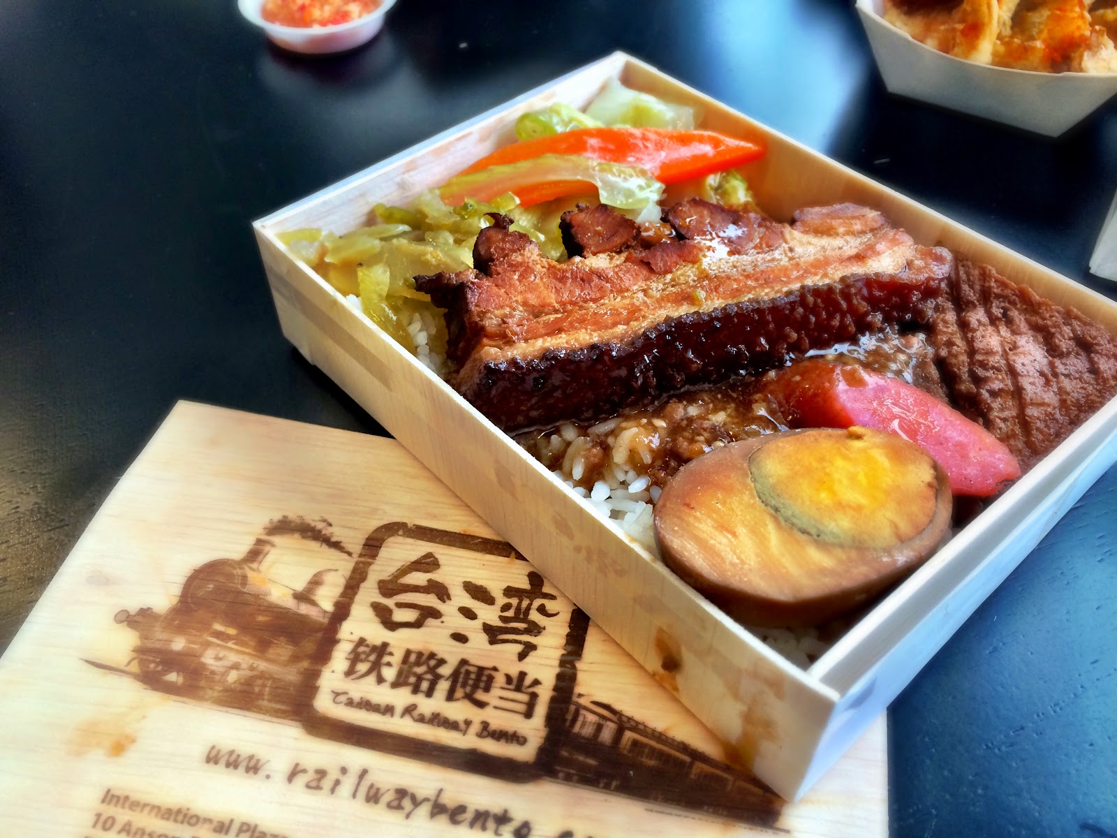 The Silver Chef Taiwan Railway Bento A Delightful Rice Box, Chicken
