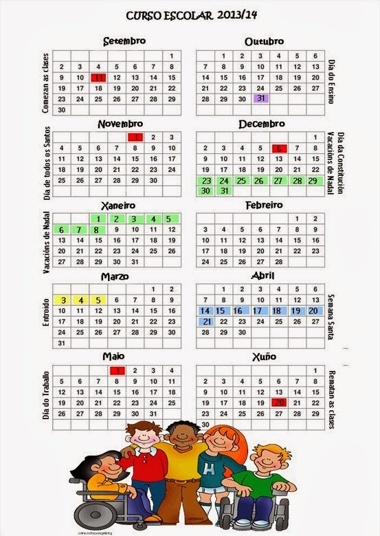 Calendario  2013-2014