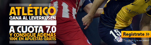 betfair Atletico gana Leverkusen cuota 7 champions mas 100 euros 25 febrero betfair Atletico gana Leverkusen cuota 7 champions mas 100 euros 25 febrero