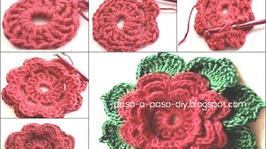 Cómo tejer flor crochet - DIY
