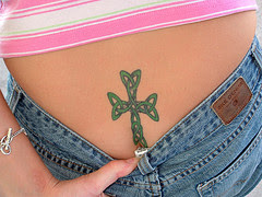 Small Tribal Cross Tattoos