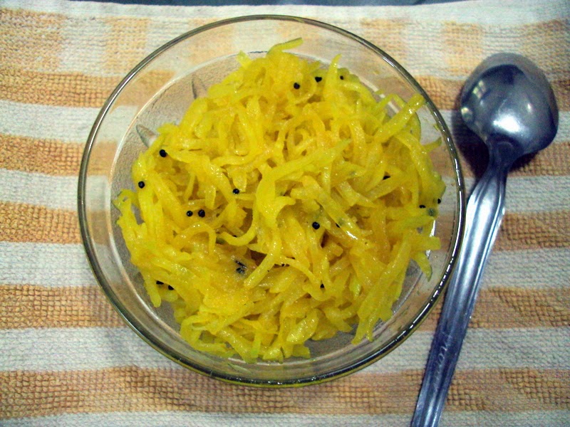 Recipe of Papaya Sambharo for gathiya, Papaya Stir Fry How to Make