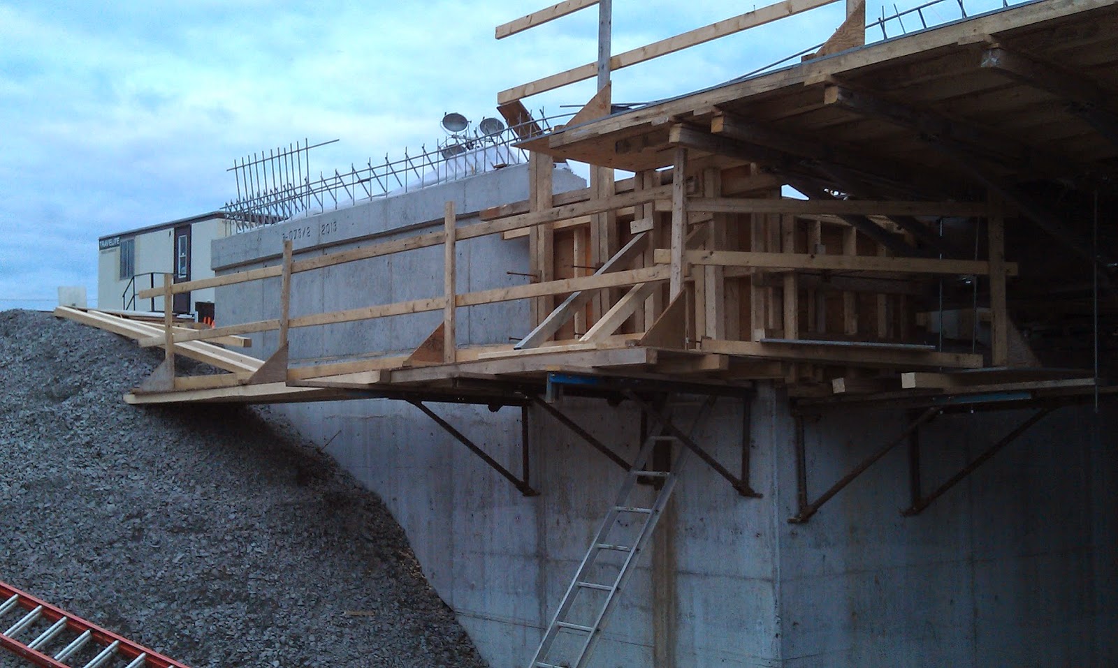 Overbrook Ottawa Newsblog How to built a cantilevered exit ramp