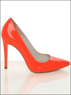 Neon Orange Heels