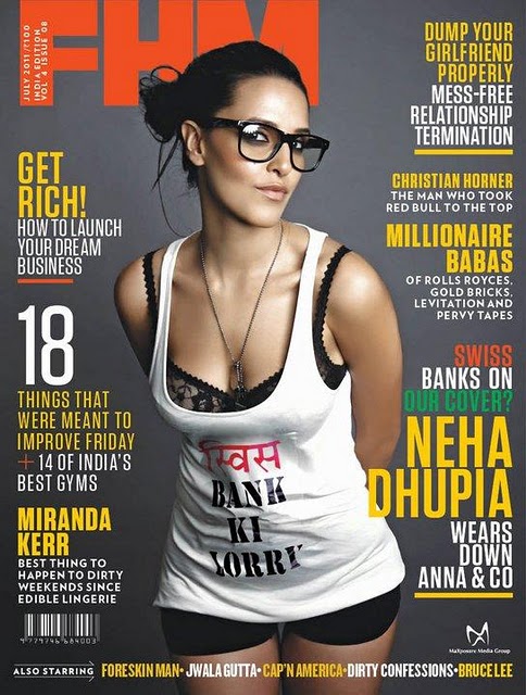 Neha Dhupia FHM Scan1 - Neha Dhupia FHM July 2011 Scans