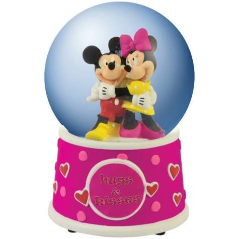 Mickey and Minnie wedding snowglobe