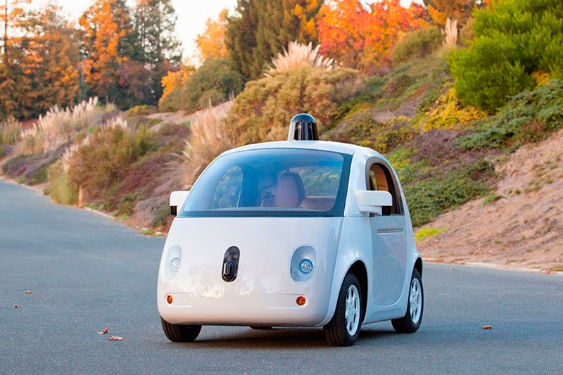 coche sin volante de Google
