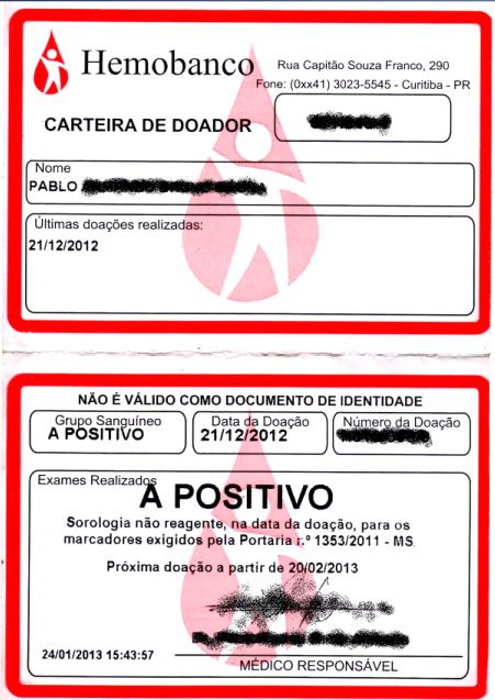 Estágio crítico: Seja um doador!