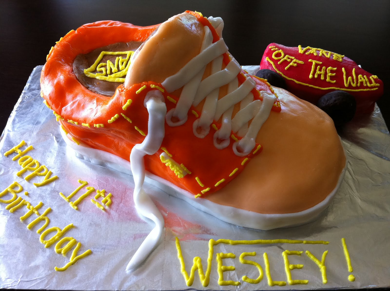 Cake Mania! Vans Shoe Cake