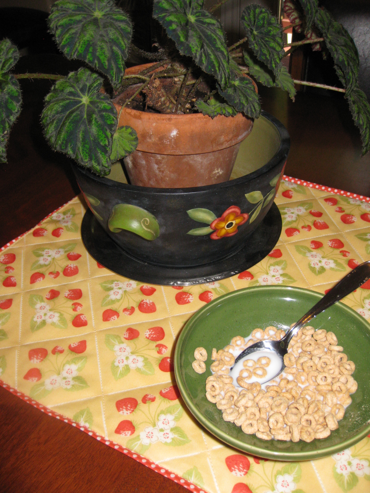 Pieced Brain Stainproof, selfbinding table runner Tutorial