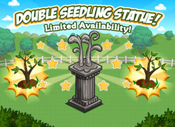 FarmVille Double Seedling Statue Loading Screen FarmVille Double Seedling Statue Loading Screen