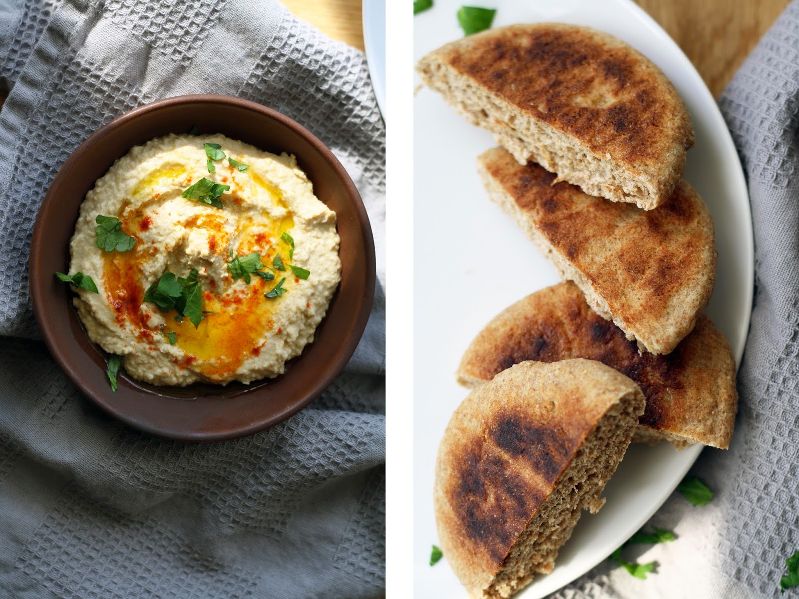 Sevengrams SIMPLE (+ QUICK) HUMMUS AND PITA