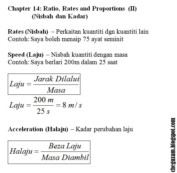 Contoh Soalan Nisbah Kadar Dan Perkadaran Soalan S