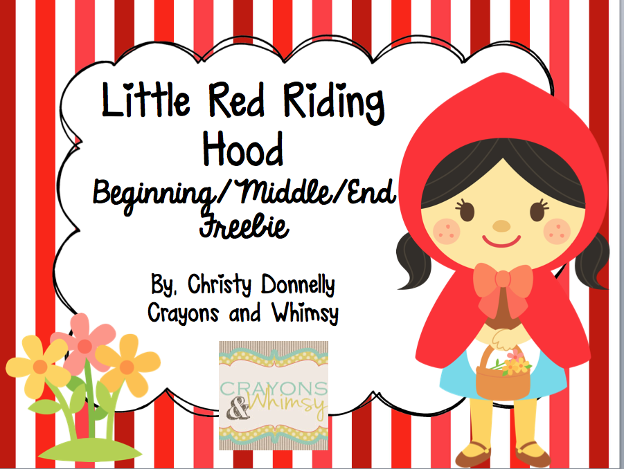 Little Red Riding Hood from Kohl's {Freebie} Crayons and Whimsy