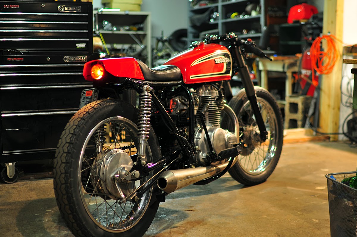 Hell Kustom Honda CB360 By Counter Balance Cycles