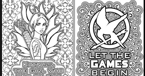 Hunger Games Lessons: Hunger Games Coloring Book Pages for Teens and Adults