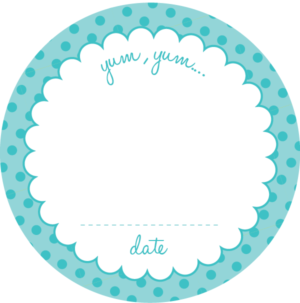 Printable Round Sticker Paper | amy j delightful blog printable jar labels for you Printable Round Sticker Paper | amy j delightful blog printable jar labels for you