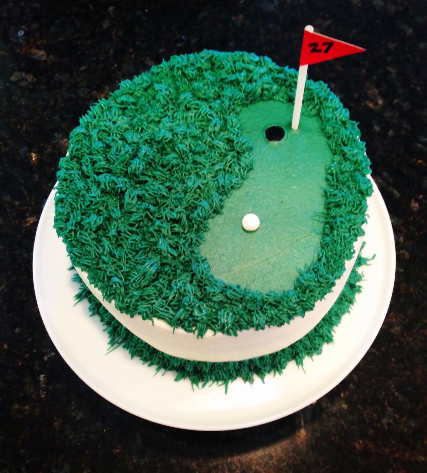 Two Sweets golf cake