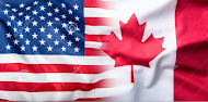 USA/Canada Flags