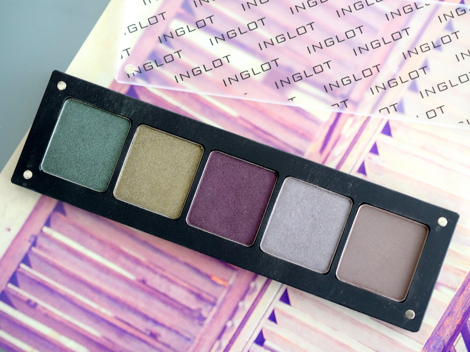 Inglot Blogparade: Meine 5-er Lidschattenpalette von Inglot