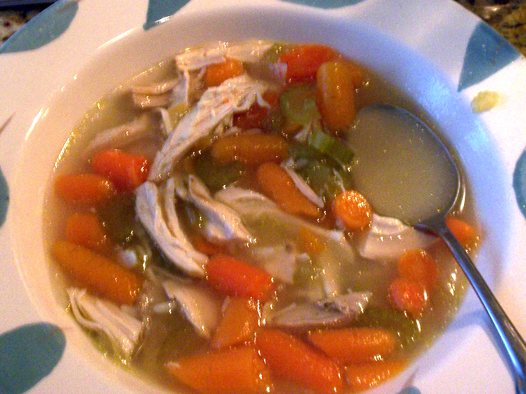 Gold Dragon's Kitchen Jamaican Pumpkin and Chicken Soup
