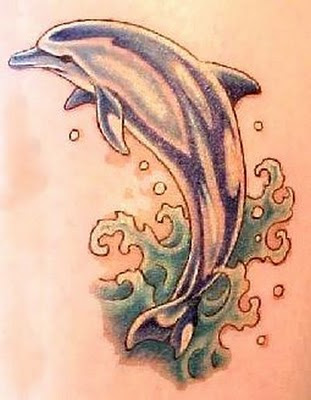 Tattoo Ikan Dolphin