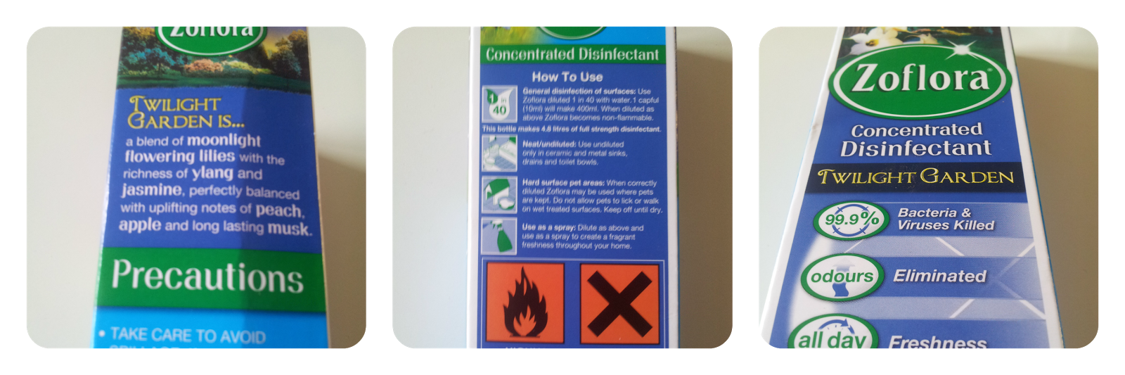 Zoflora Review & Competition link. Mojo Blogs