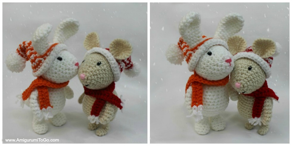 Winter Bunny Free Amigurumi Pattern ~ Amigurumi To Go