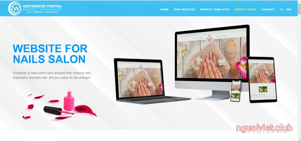 Làm sao để có một Nail Salon Website thu hút khách hàng Làm sao để có một Nail Salon Website thu hút khách hàng