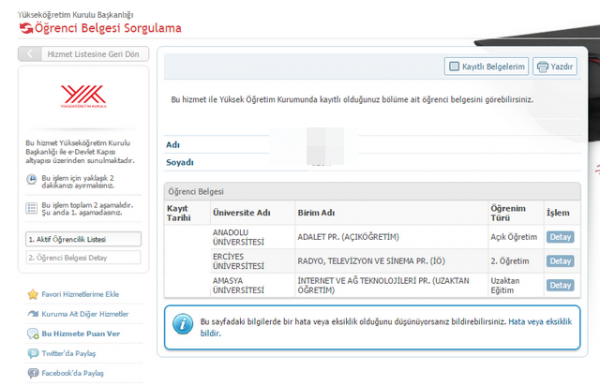 bilgi alem e devletten ogrenci belgesi nasil cikartilir