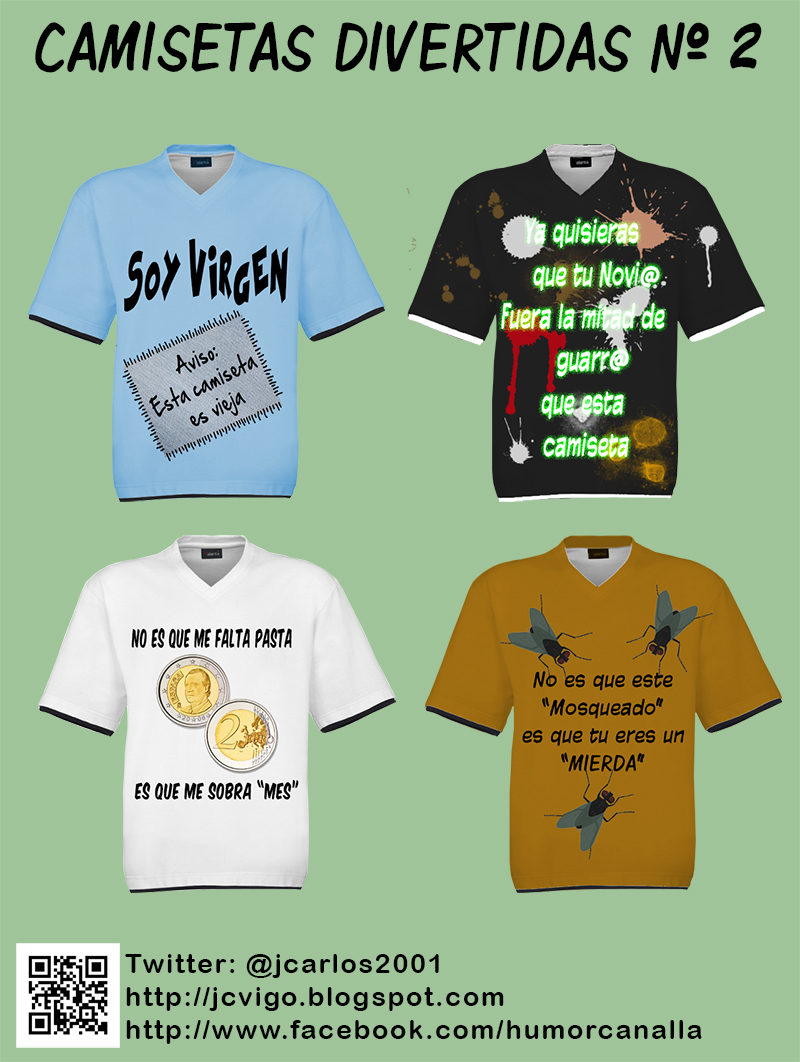 HUMOR CANALLA Diseños Graciosos Nº 361 Camisetas Divertidas 2